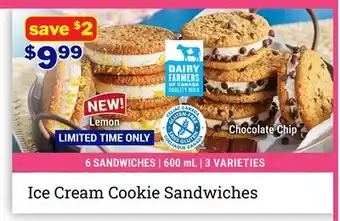 M & M Food Market Ice Cream Cookie Sandwiches offer