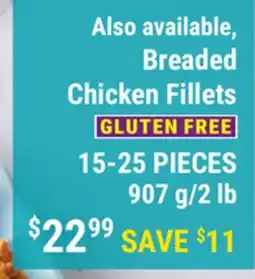 M & M Food Market Breaded Chicken Fillets offer
