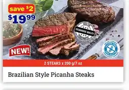 M & M Food Market Brazilian Style Picanha Steaks offer