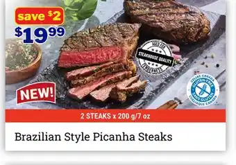M & M Food Market Brazilian Style Picanha Steaks offer