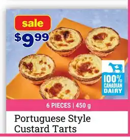 M & M Food Market Portuguese Style Custard Tarts offer