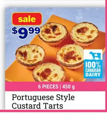 M & M Food Market Portuguese Style Custard Tarts offer