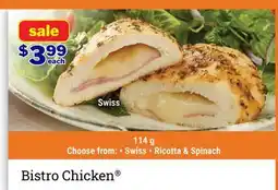 M & M Food Market Bistro Chicken offer