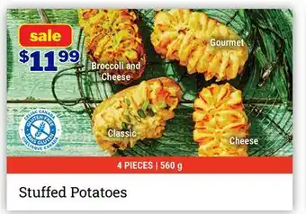 M & M Food Market Stuffed Potatoes offer