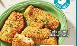 M & M Food Market LIGHTLY CRUSTED FISH 4-5 PIECES Garlic and Herb Haddock offer