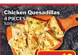 M & M Food Market Chicken Quesadillas 4 PIECES offer