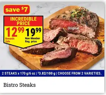 M & M Food Market Bistro Steaks offer