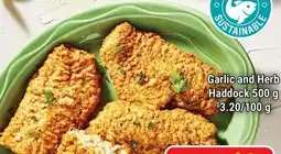 M & M Food Market Garlic and Herb Haddock offer