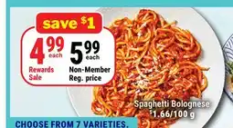 M & M Food Market Spaghetti Bolognese offer