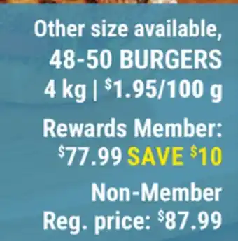 M & M Food Market 48-50 BURGERS offer
