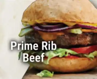 M & M Food Market Prime Rib Beef Burgers offer