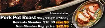 M & M Food Market Pork Pot Roast offer