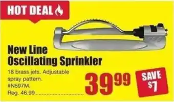 Timber Mart New line oscillating sprinkler offer