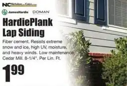 Timber Mart Hardieplank lap siding offer