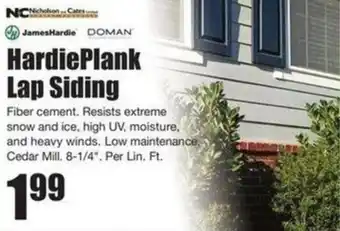 Timber Mart Hardieplank lap siding offer