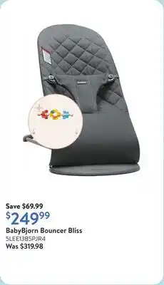 Walmart BabyBjorn Bouncer Bliss offer