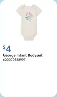 Walmart George Infant Bodysuit offer