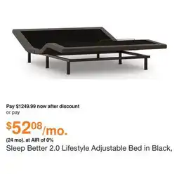 Ashley Furniture Sleep Better 2.0 Lifestyle Adjustable Bed in Black, Size: Queen by Ashley offer