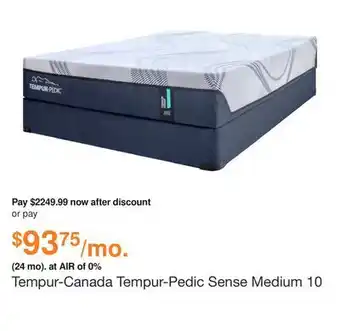 Ashley Furniture Tempur-Canada Tempur-Pedic Sense Medium 10 Inch Mattress, Size: Queen offer