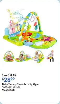 Walmart Baby Tummy Time Activity Gym offer