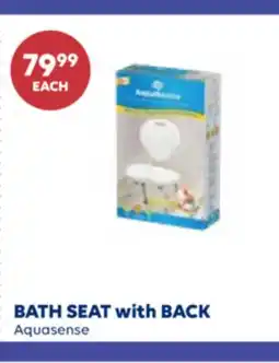 Wellwise by Shoppers BATH SEAT with BACK offer