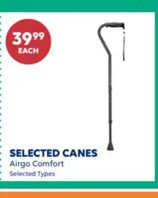 Wellwise by Shoppers SELECTED CANES Airgo Comfort offer