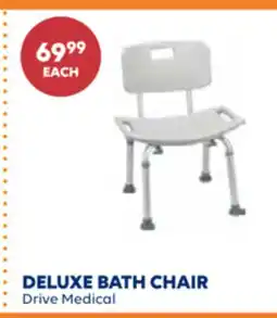 Wellwise by Shoppers DELUXE BATH CHAIR Drive Medical offer