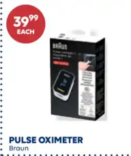 Wellwise by Shoppers PULSE OXIMETER Braun offer