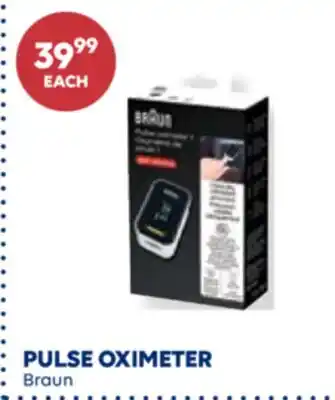 Wellwise by Shoppers PULSE OXIMETER Braun offer