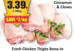 Starsky Fresh Chicken Thighs Bone-In offer