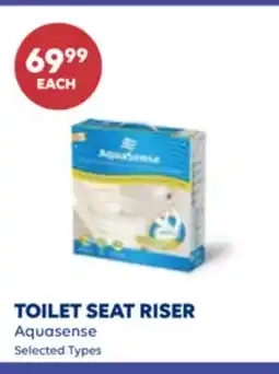 Wellwise by Shoppers TOILET SEAT RISER Aquasense offer