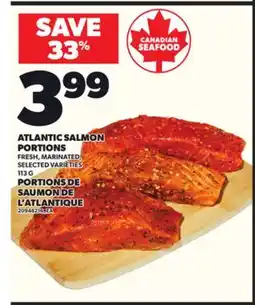 Independent City Market PORTIONS DE SAUMON DE L'ATLANTIQUE, 113 G offer