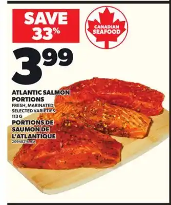 Independent City Market PORTIONS DE SAUMON DE L'ATLANTIQUE, 113 G offer