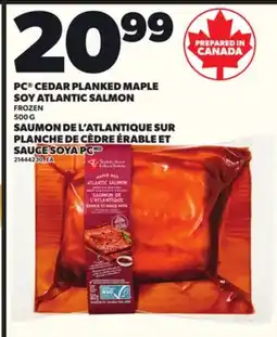 Independent City Market PC CEDAR PLANKED MAPLE SOY ATLANTIC SALMON, 500 G offer