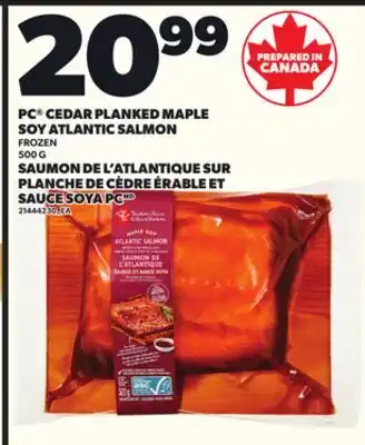 Independent City Market PC CEDAR PLANKED MAPLE SOY ATLANTIC SALMON, 500 G offer