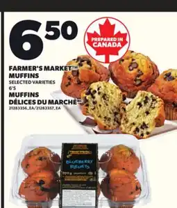Independent City Market MUFFINS DÉLICES DU MARCHÉ. 6'S offer