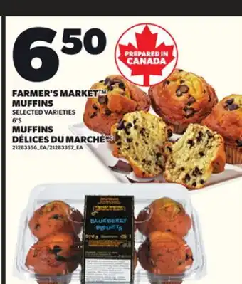 Independent City Market MUFFINS DÉLICES DU MARCHÉ. 6'S offer