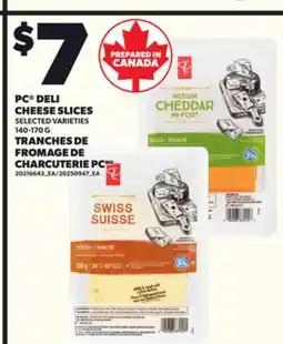 Independent City Market TRANCHES DE FROMAGE DE CHARCUTERIE PC, 140-170 G offer