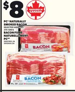 Independent City Market PC NATURALLY SMOKED BACON, 375-500 G offer