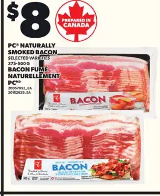 Independent City Market PC NATURALLY SMOKED BACON, 375-500 G offer