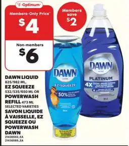 Independent City Market DAWN LIQUID 825/932 ML, EZ SQUEEZE, 532/535/650 ML OR POWERWASH REFILL 473 ML offer