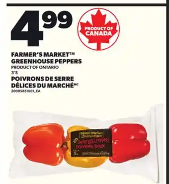 Independent City Market FARMER'S MARKET GREENHOUSE PEPPERS, 3'S offer
