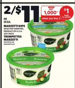 Independent City Market MARZETTI DIPS, 254-340 G offer