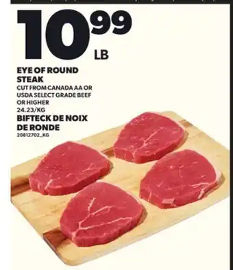 Independent City Market BIFTECK DE NOIX DE RONDE offer