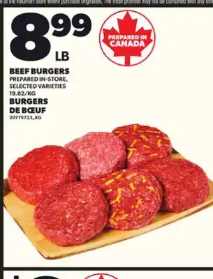Independent City Market BURGERS DE BŒUF offer