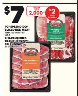 Independent City Market CHARCUTERIES TRANCHÉES PC SPLENDIDO, 100 G offer