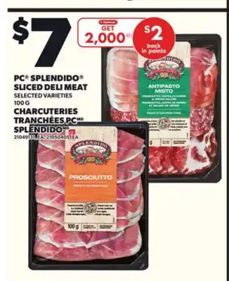 Independent City Market CHARCUTERIES TRANCHÉES PC SPLENDIDO, 100 G offer