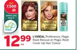 Rexall L' ORÉAL Preference, Magic Root Rescue or Magic Root Cover Up Hair Colour offer