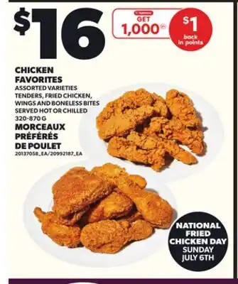 Independent City Market MORCEAUX PRÉFÉRÉS DE POULET, 320-870 G offer