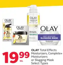 Rexall OLAY Total Effects Moisturizers, Complete + Moisturizers or Slugging Mask offer